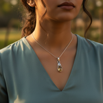 Load image into Gallery viewer, 925 Silver Citrine Pendant for Women | Gemstone Jewelry Gift
