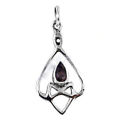 925 Silver Amethyst Pendant for Women | Gemstone Jewelry