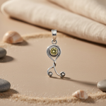 将图像加载到图库查看器中， 925 Sterling Silver Citrine Pendant for Women | Gemstone Jewelry
