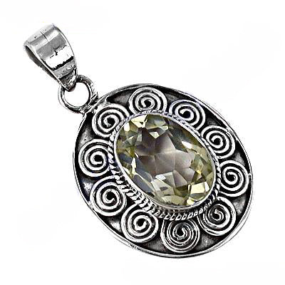925 Silver Citrine Pendant for Women | Gemstone Jewelry Gift