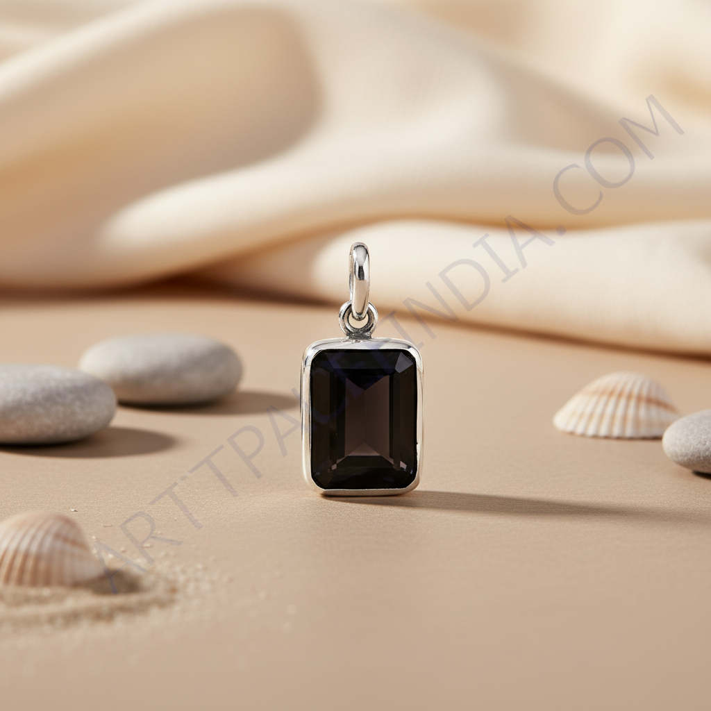 925 silver black onyx pendant for women | gemstone jewelry