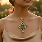 Load image into Gallery viewer, 925 Silver Citrine Gemstone Pendant | Statement Jewelry for Women
