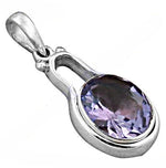 Load image into Gallery viewer, 925 Silver Iolite Pendant for Women | Gemstone Jewelry

