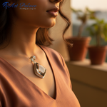 Load image into Gallery viewer, Colgante de cuarzo rutilado en plata 925 para mujer | Joyería con piedras preciosas
