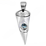 Load image into Gallery viewer, 925 Silver Blue Topaz Pendant Necklace for Women | Gift
