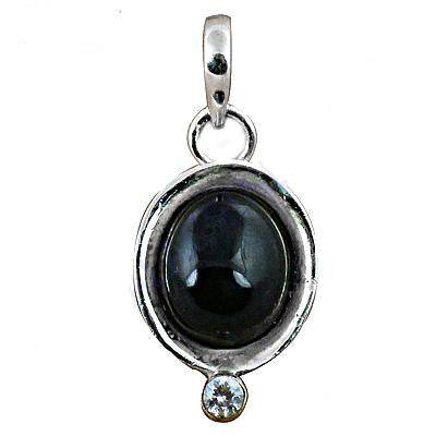 925 Silver Black Onyx Pendant for Women | Gemstone Jewelry