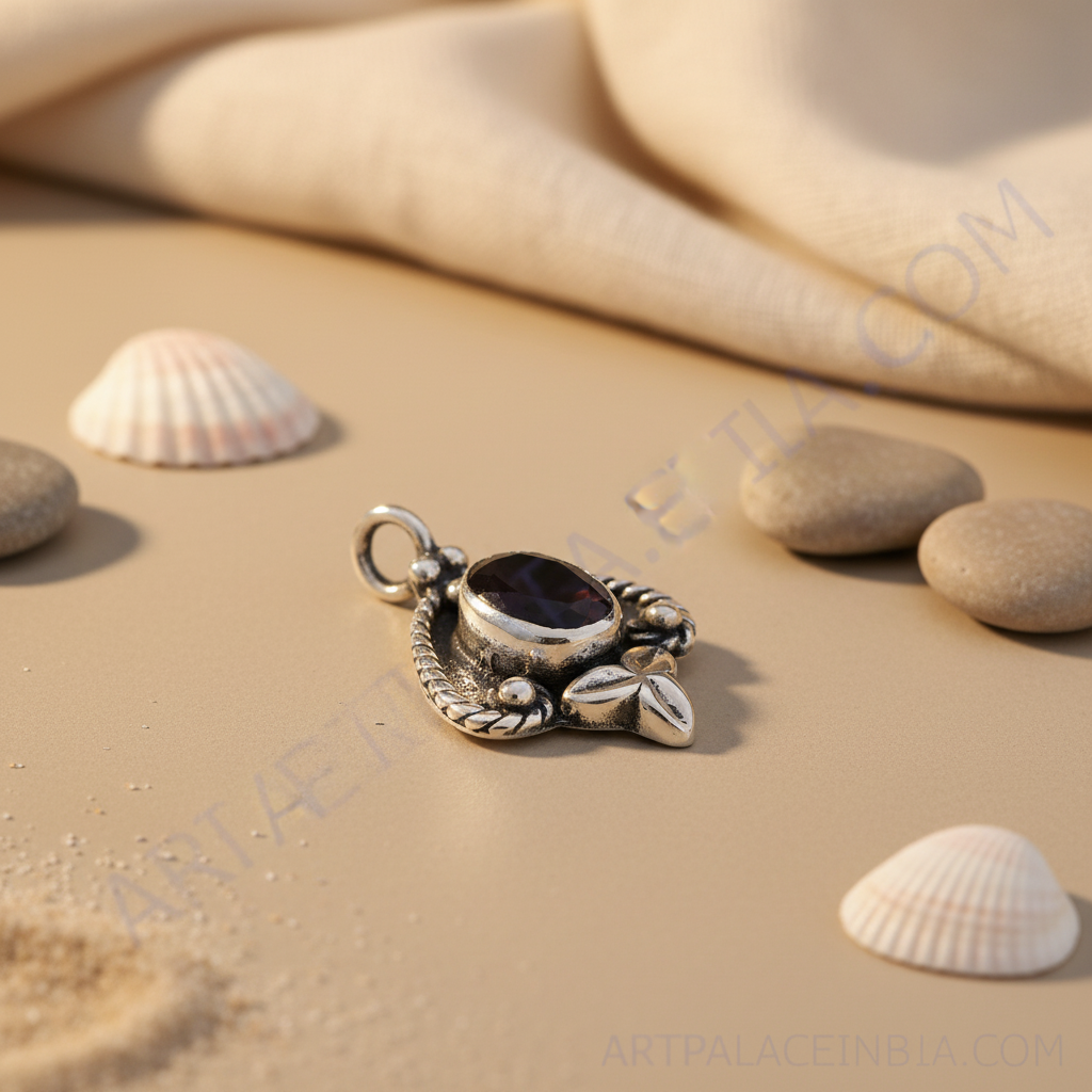 925 silver onyx pendant for women | gemstone jewelry gift