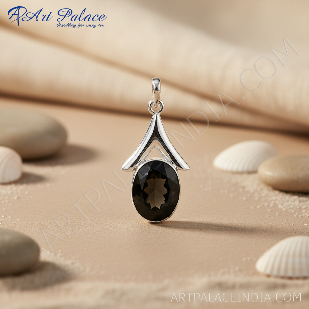 925 silver black onyx pendant for women | gemstone jewelry