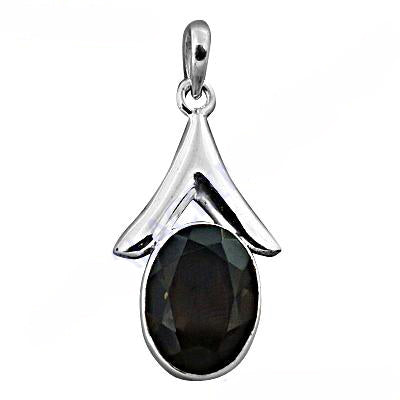 925 Silver Black Onyx Pendant for Women | Gemstone Jewelry