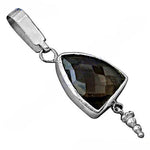Load image into Gallery viewer, 925 Silver Smoky Quartz Pendant for Women | Daily Wear Jewelry
