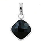 Load image into Gallery viewer, 925 Silver Black Onyx Cushion Cut Pendant | Women's Jewelry
