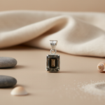 将图像加载到图库查看器中， 925 Silver Smoky Quartz Pendant for Women | Gemstone Jewelry
