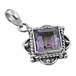 Load image into Gallery viewer, 925 Silver Amethyst Pendant for Women | Gemstone Jewelry Gift
