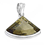 Load image into Gallery viewer, 925 Silver Citrine Pendant | Teardrop Gemstone Necklace
