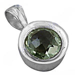Load image into Gallery viewer, 925 Silver Green Amethyst Pendant for Women | Daily Wear
