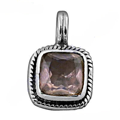 925 Silver Smoky Quartz Pendant for Women | Daily Wear Gift