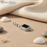 Load image into Gallery viewer, 925 Silver Black Onyx Pendant for Women | Gemstone Jewelry
