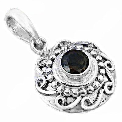 925 Silver Black Onyx Pendant for Women | Gemstone Jewelry