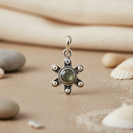 将图像加载到图库查看器中， 925 Silver Labradorite Flower Pendant for Women | Gemstone Jewelry
