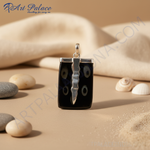 Load image into Gallery viewer, 925 Silver Onyx Pendant for Women | Daily Wear Necklace
