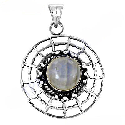 925 Sterling Silver Moonstone Pendant for Women | Gift Jewelry