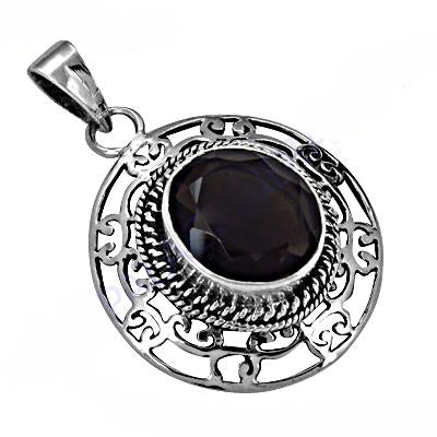 925 Silver Onyx Pendant for Women | Gemstone Jewelry Gift