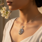 Load image into Gallery viewer, 925 Silver Citrine Gemstone Pendant for Women | Gift Jewelry
