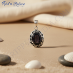 Load image into Gallery viewer, 925 Silver Onyx Pendant for Women | Gemstone Jewelry Gift
