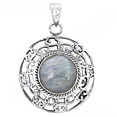 925 Silver Moonstone Pendant Necklace | Women's Gift Jewelry