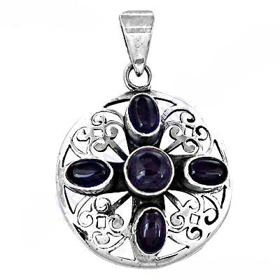 925 Silver Amethyst Pendant for Women | Gemstone Jewelry