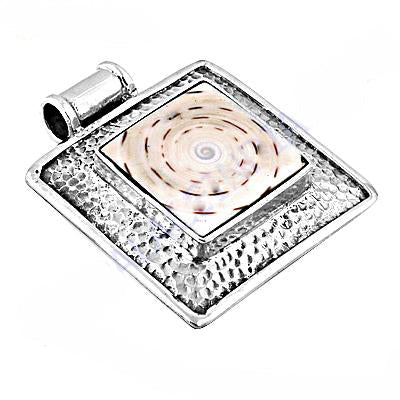925 Sterling Silver Pendant | Shell Inlay | Women's Jewelry