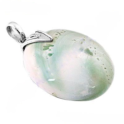 Silver Stone Pendant for Women | Natural Stone Jewelry