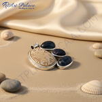 Load image into Gallery viewer, Silver Gemstone Pendant Set | Statement Jewelry | For Women
