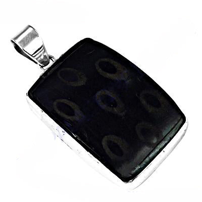 925 Silver Blue Stone Pendant for Women | Modern Jewelry Gift