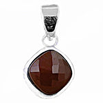 Load image into Gallery viewer, 925 Silver Brown Gemstone Pendant for Women | Modern Jewelry
