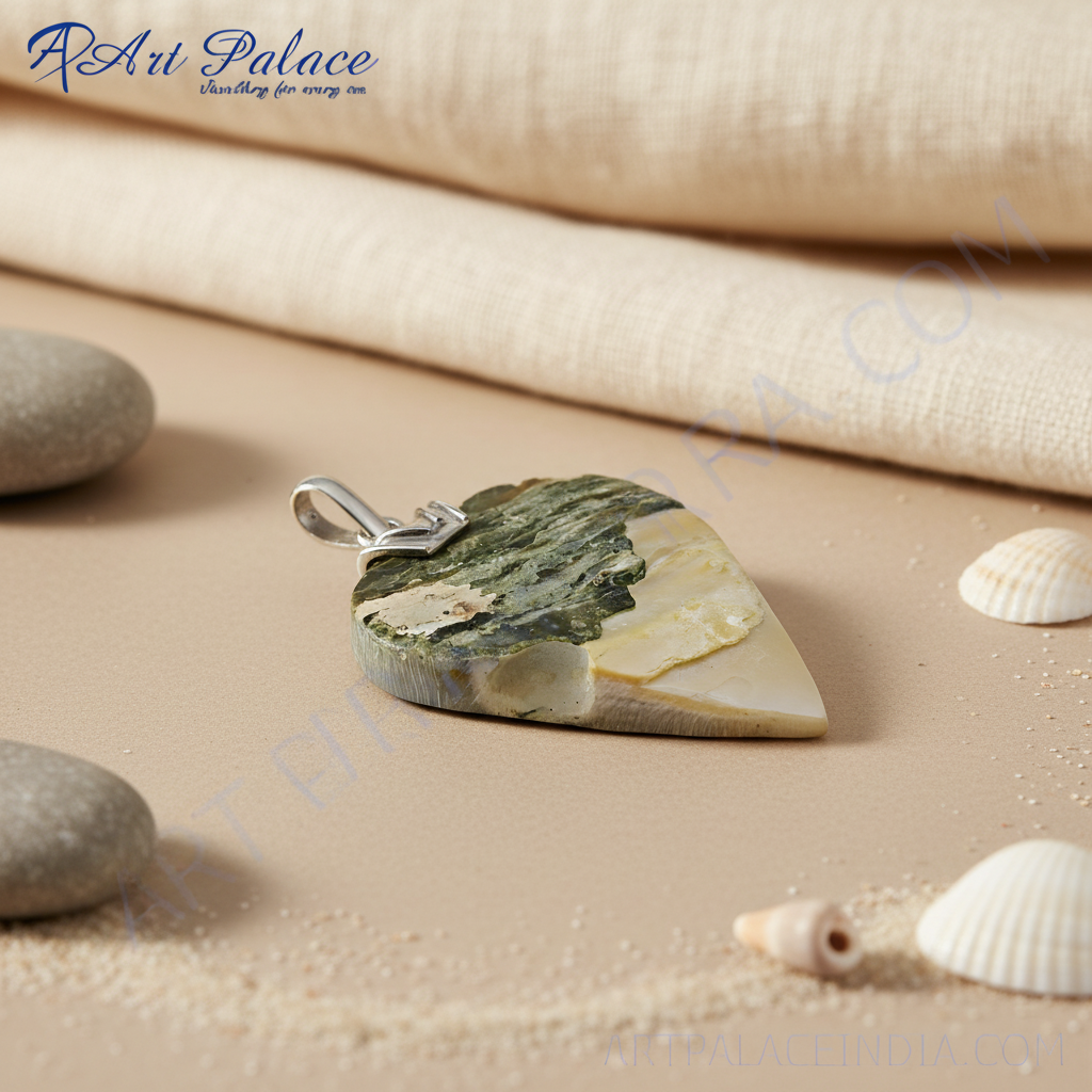 Collar con colgante de corazón de plata para mujer | joyería con piedras preciosas