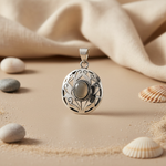 将图像加载到图库查看器中， 925 Silver Moonstone Pendant Necklace | Women's Jewelry Gift
