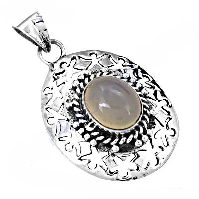 925 Silver Moonstone Pendant for Women | Gemstone Jewelry