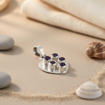 Load image into Gallery viewer, 925 Silver Amethyst Heart Pendant for Women | Gemstone Jewelry
