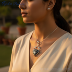 Load image into Gallery viewer, 925 Sterling Silver Black Onyx Pendant for Women | Gift Jewelry
