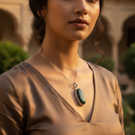 Load image into Gallery viewer, 925 Sterling Silver Hawk&#39;s Eye Pendant for Women | Gemstone Jewelry
