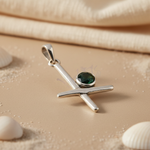 将图像加载到图库查看器中， 925 Sterling Silver Black Onyx Pendant for Women | Gemstone Jewelry
