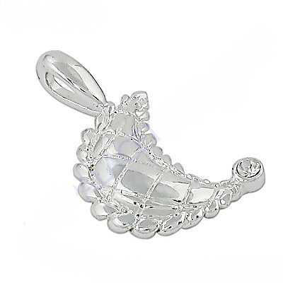 925 Silver Leaf Pendant for Women | Elegant Silver Jewelry Gift