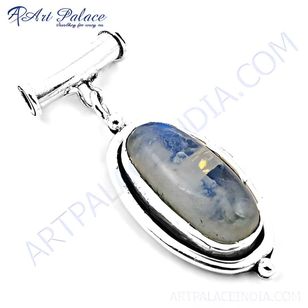 925 Silver Moonstone Pendant for Women | Daily Wear Gift
