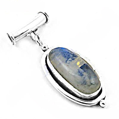 925 Silver Moonstone Pendant for Women | Daily Wear Gift