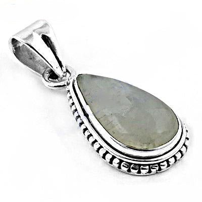 925 Silver Moonstone Teardrop Pendant | Women's Necklace Gift