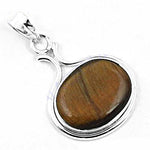 Load image into Gallery viewer, 925 Silver Tiger Eye Pendant | Gemstone Jewelry for Women
