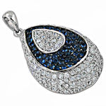 Load image into Gallery viewer, 925 Silver Blue Sapphire Pendant | Women's Gemstone Jewelry
