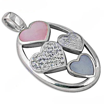 Silver Heart Pendant Necklace for Women | Fashion Jewelry