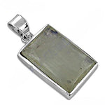 Load image into Gallery viewer, 925 Silver Rectangular Gemstone Pendant for Women | Daily Wear
